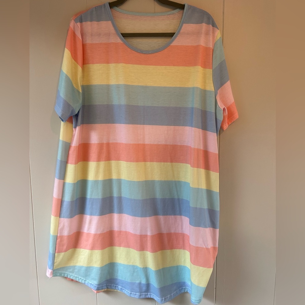 Pastel Striped Top
